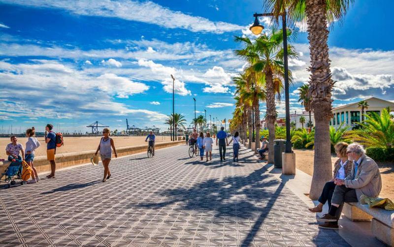 Valencia Beach Rooms Ngoại thất bức ảnh